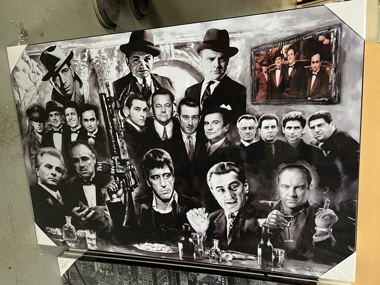 The Godfather Legends 24x36" Plaque Mount