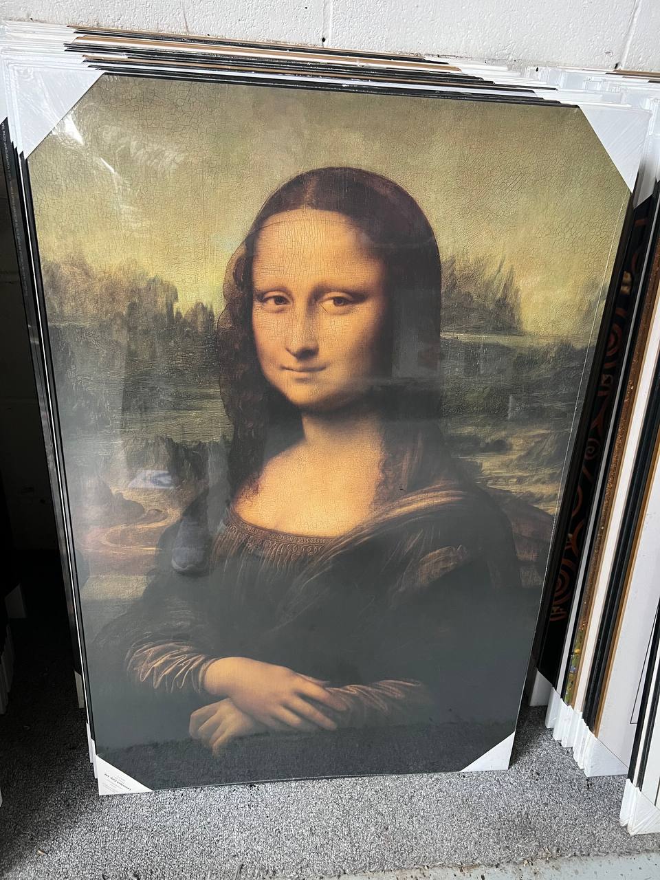 Mona Lisa Plaque Mount 24x33"