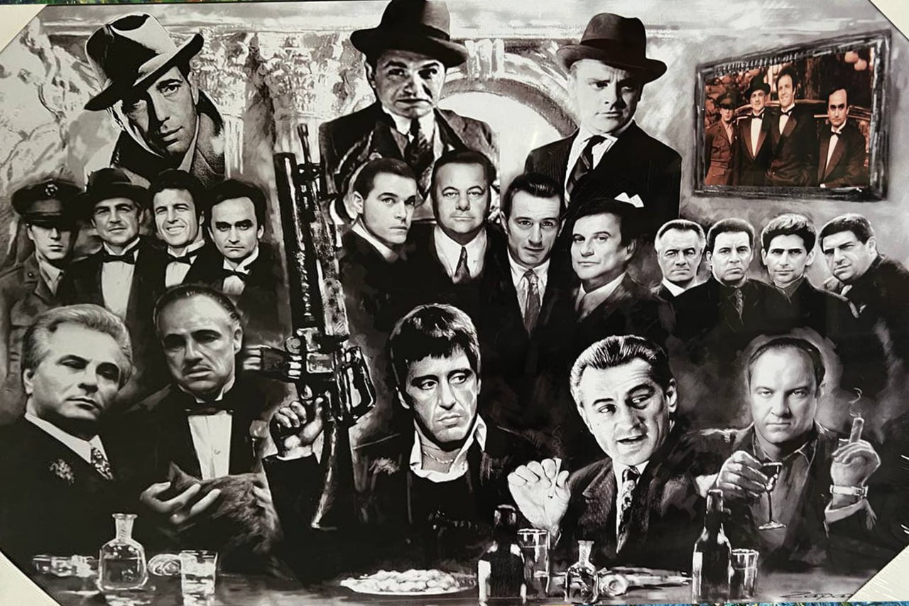 The Godfather Legends 24x36" Plaque Mount