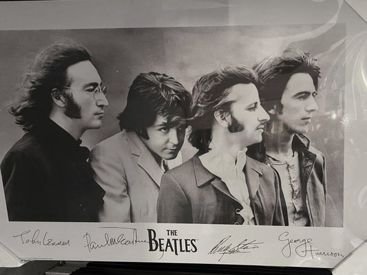 Beatles 24x36" Plaque Mount